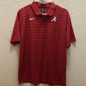Crimson Tide Alabama University Nike Dri fit on field Mens shirt
